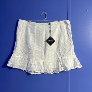 Zaful White Skirt XL